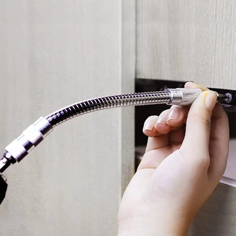 Hexagonal Shank Metal Flex Universal Extension Bit Holder Magnetic Hex Screwdriver Bit Connection Extension Rod for Hand Drill 