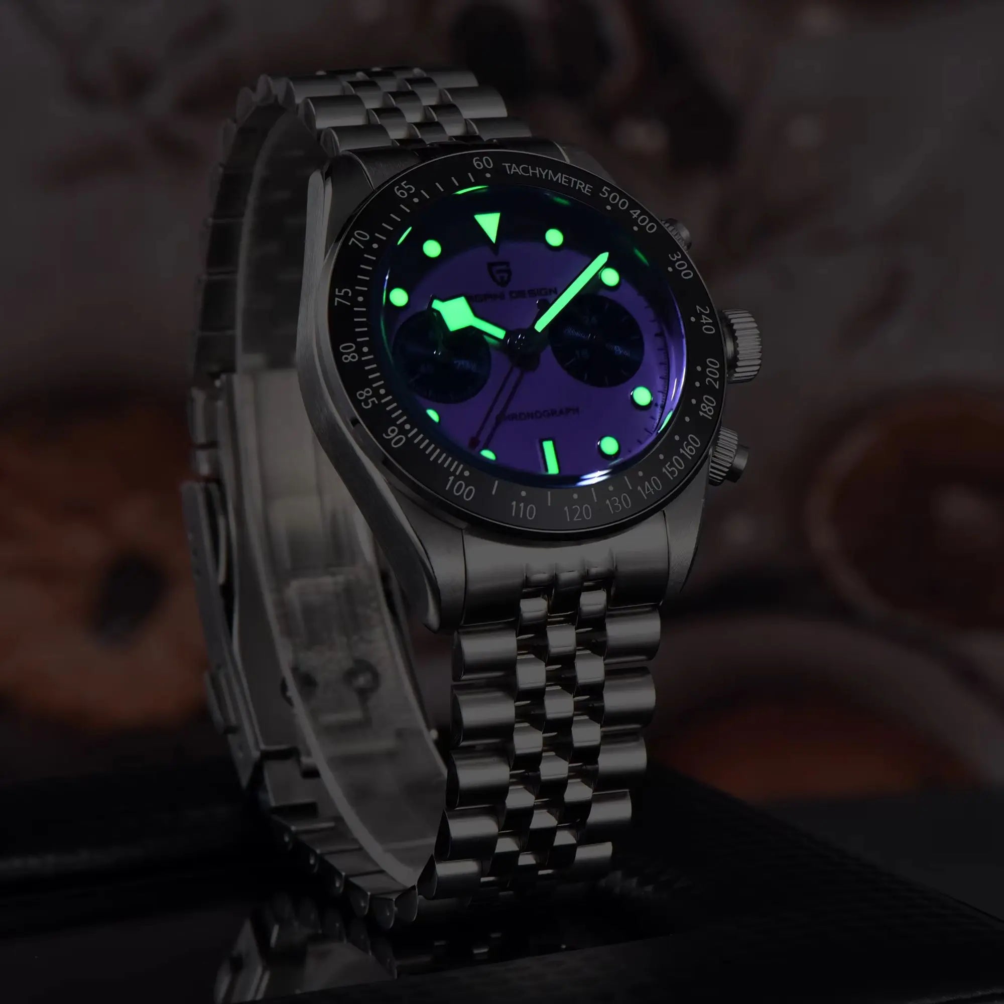 PAGANI DESIGN BB Panda Chronograph herreur 100M vandtæt