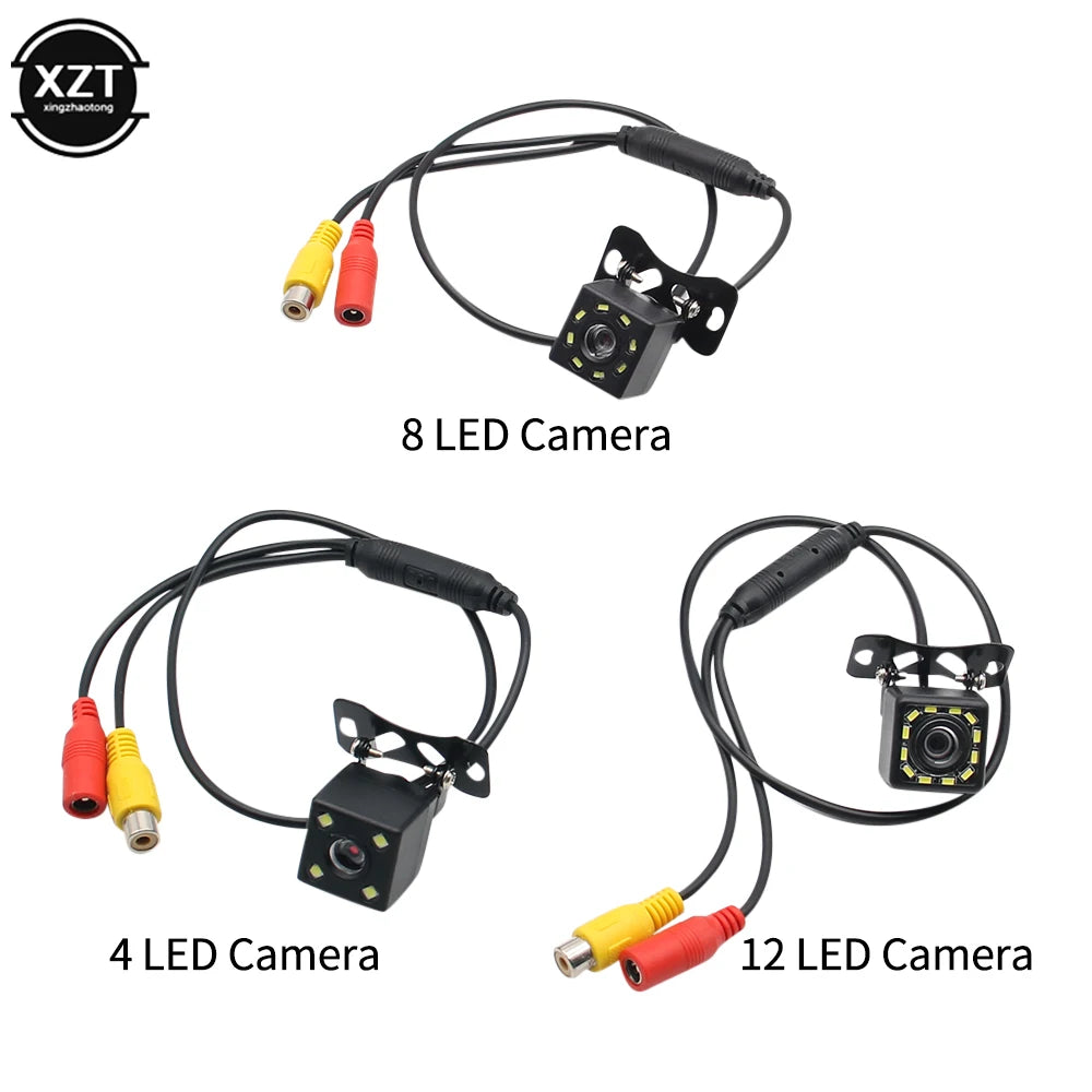 Wide Angle HD Car Rearview Camera with 12 LED Night Vision