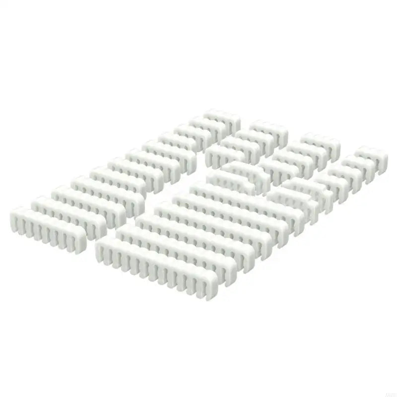 Acrylic PC Cable Combs, 34-Piece Set