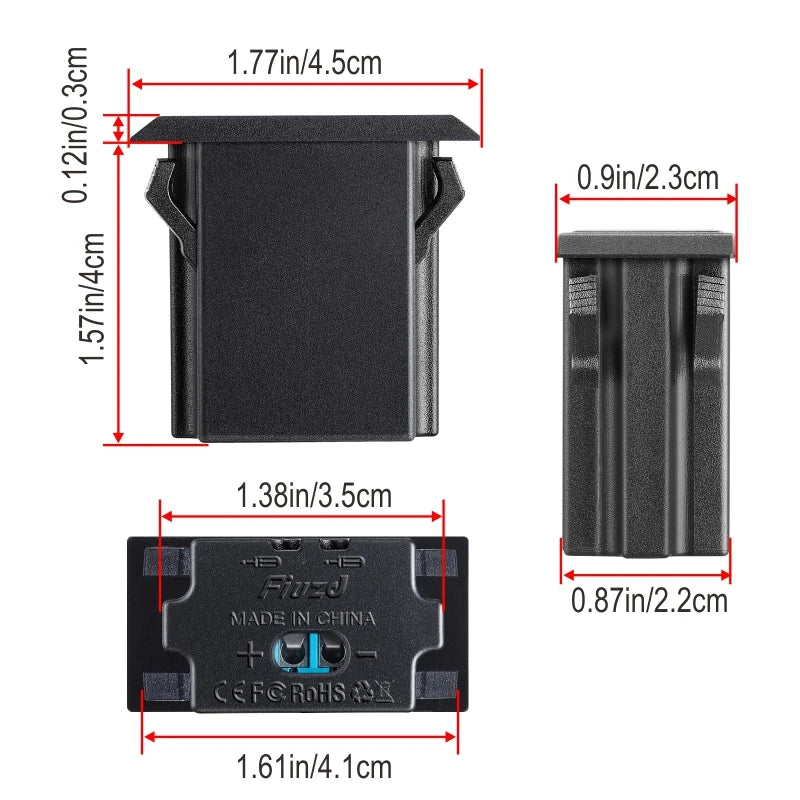 Power Socket 12V 24V USB Outlet 54W Dual PD USB-C Port Quick Charge 3.0 USB Charger Socket for passat b8 b7 b6 b5 accessories