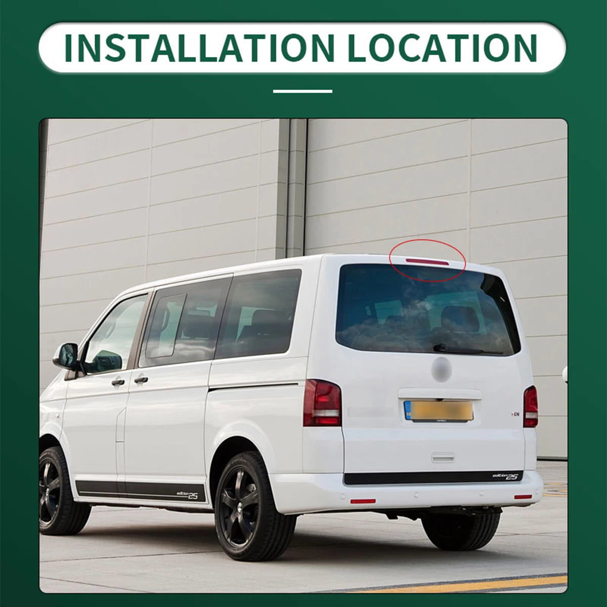 170° Wide Angle Brake Light Reverse Camera for VW T5 Transporter