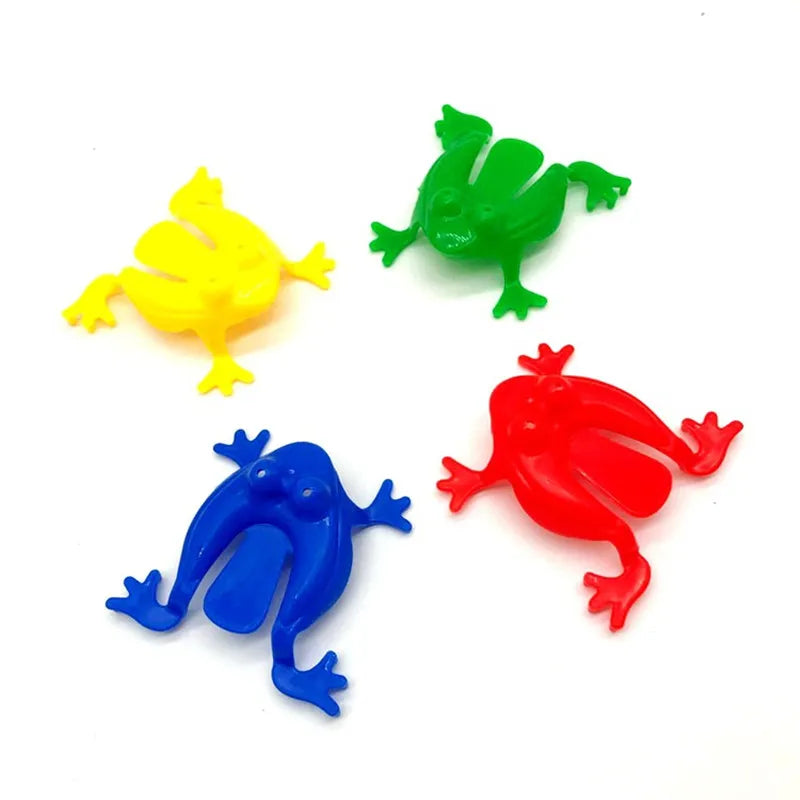 10-20Pcs Jumping Frog Bounce Fidget Toys For Kids Novelty Assorted  Stress Reliever Toys For Children Birthday Gift Party Favor 