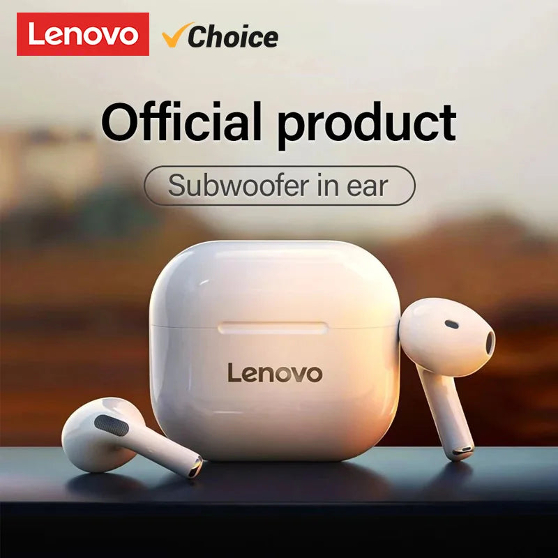 Lenovo LP40 Wireless Bluetooth Earphones TWS Touch Control Headset Gaming Headphones HD Call with Mic Earbuds 2025 New Choice 
