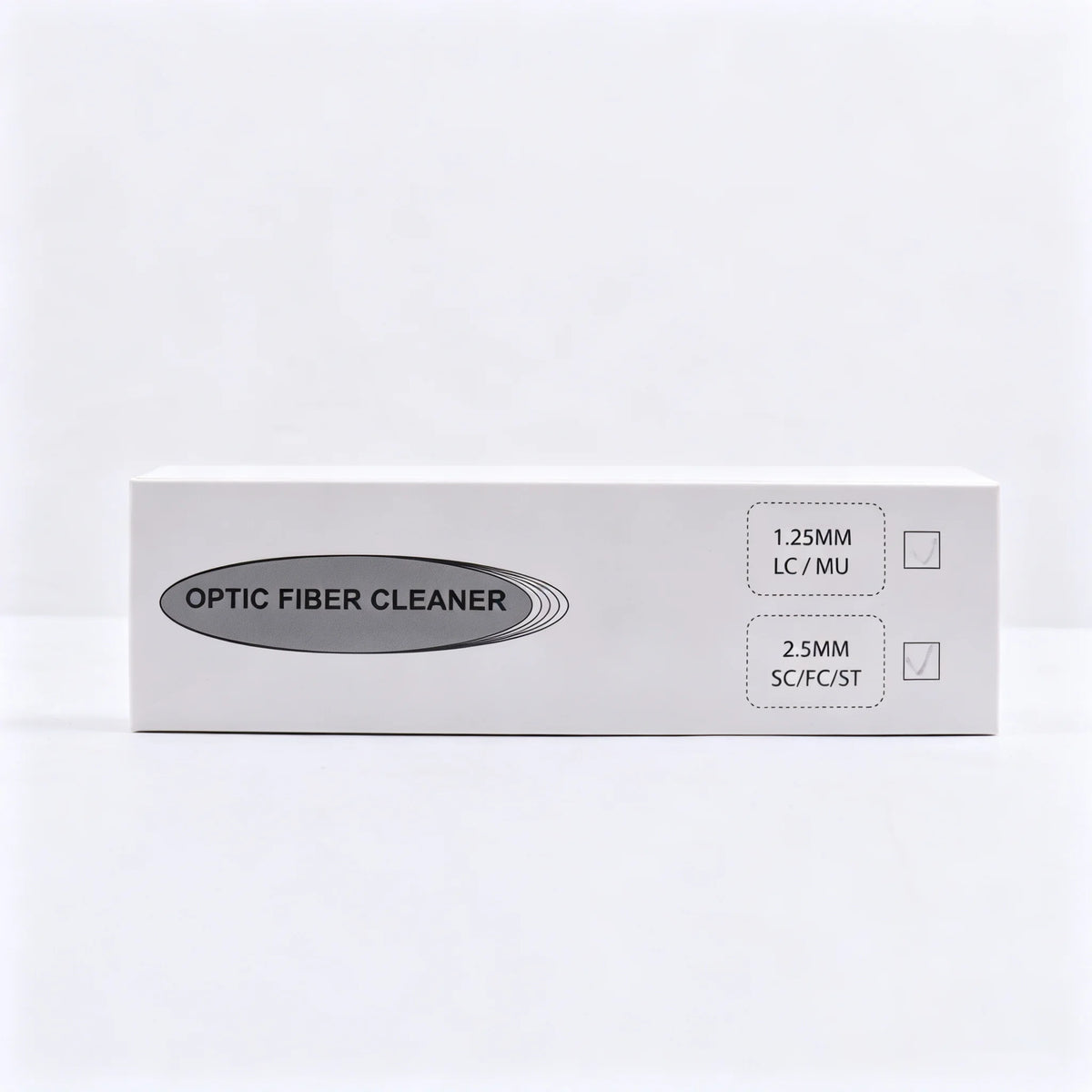 Zwei Faseroptik-Steckverbinder-Reinigungsstifte – 1,25 und 2,5 mm
