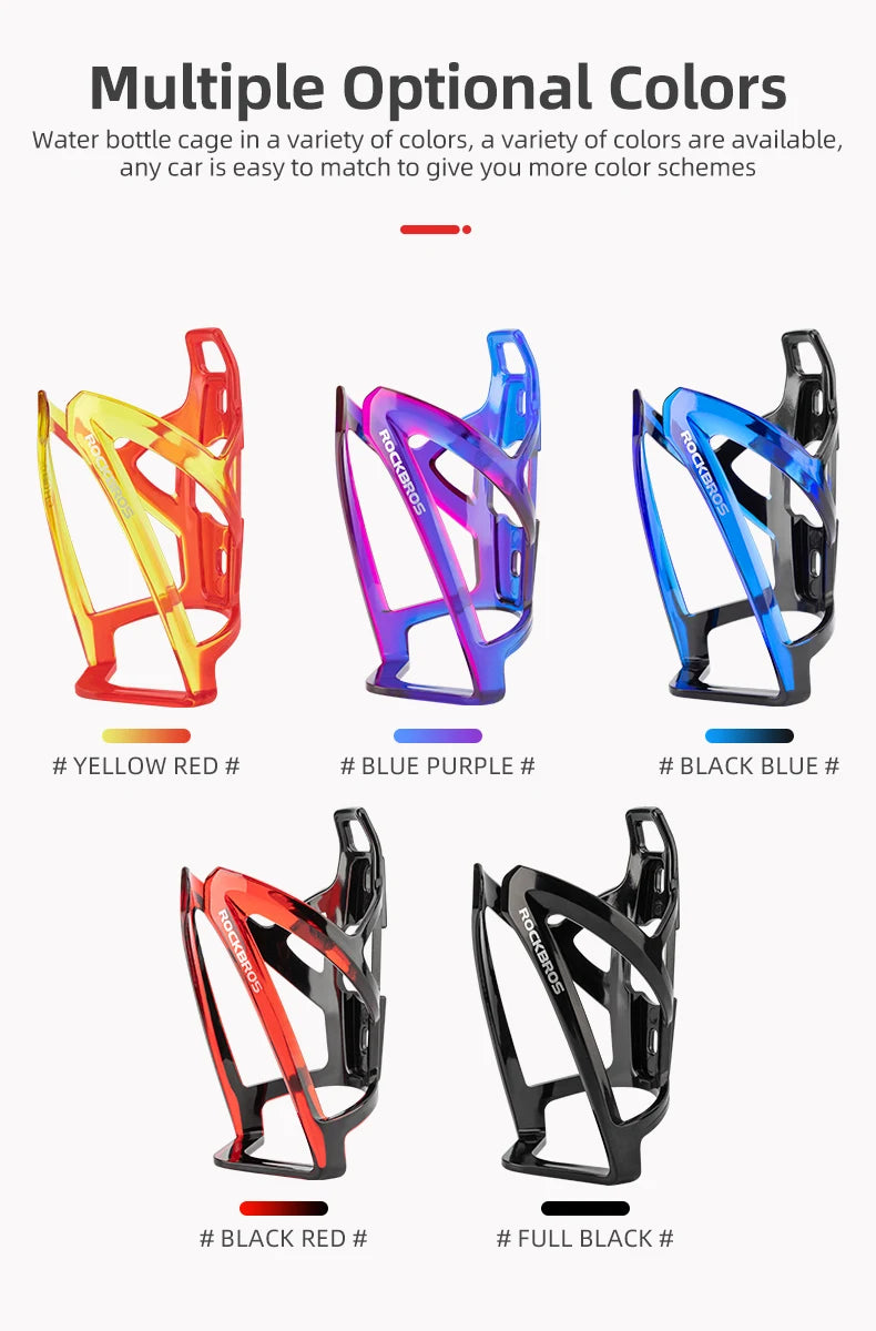 Lightweight Bike Bottle Cage 35g PC Holder for MTB & Road Bikes