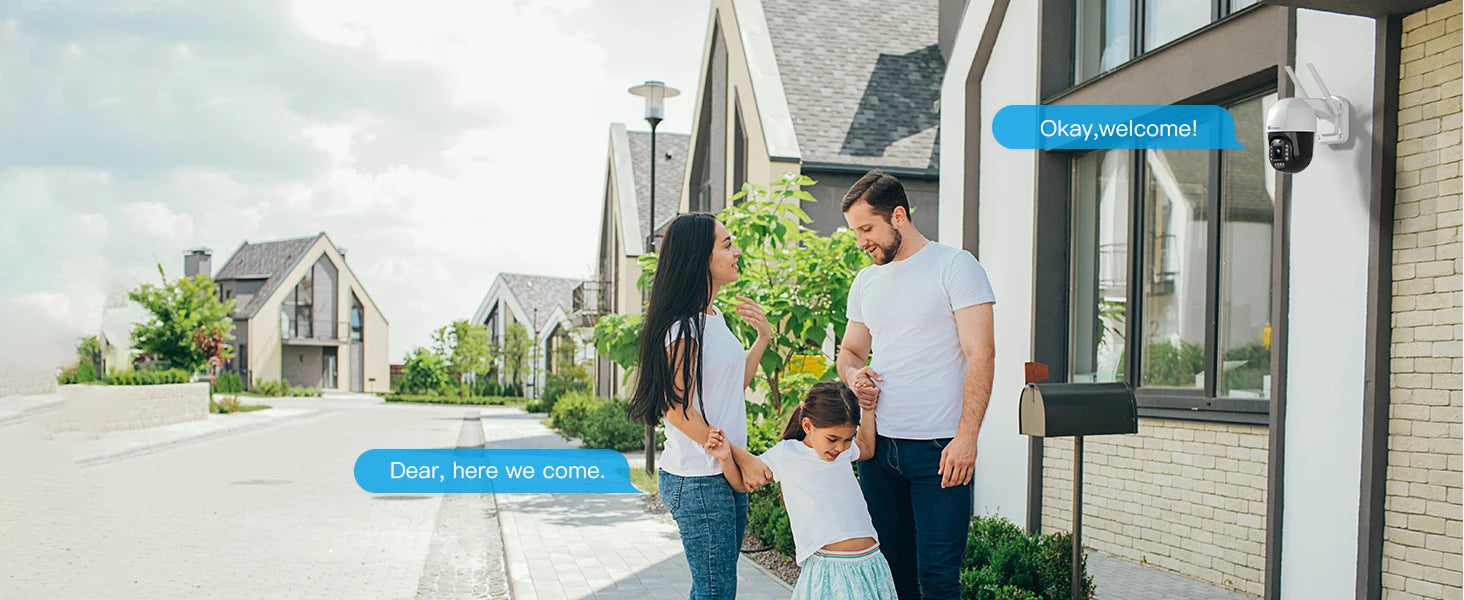 4K 8MP Outdoor Security Camera with Smart Tracking