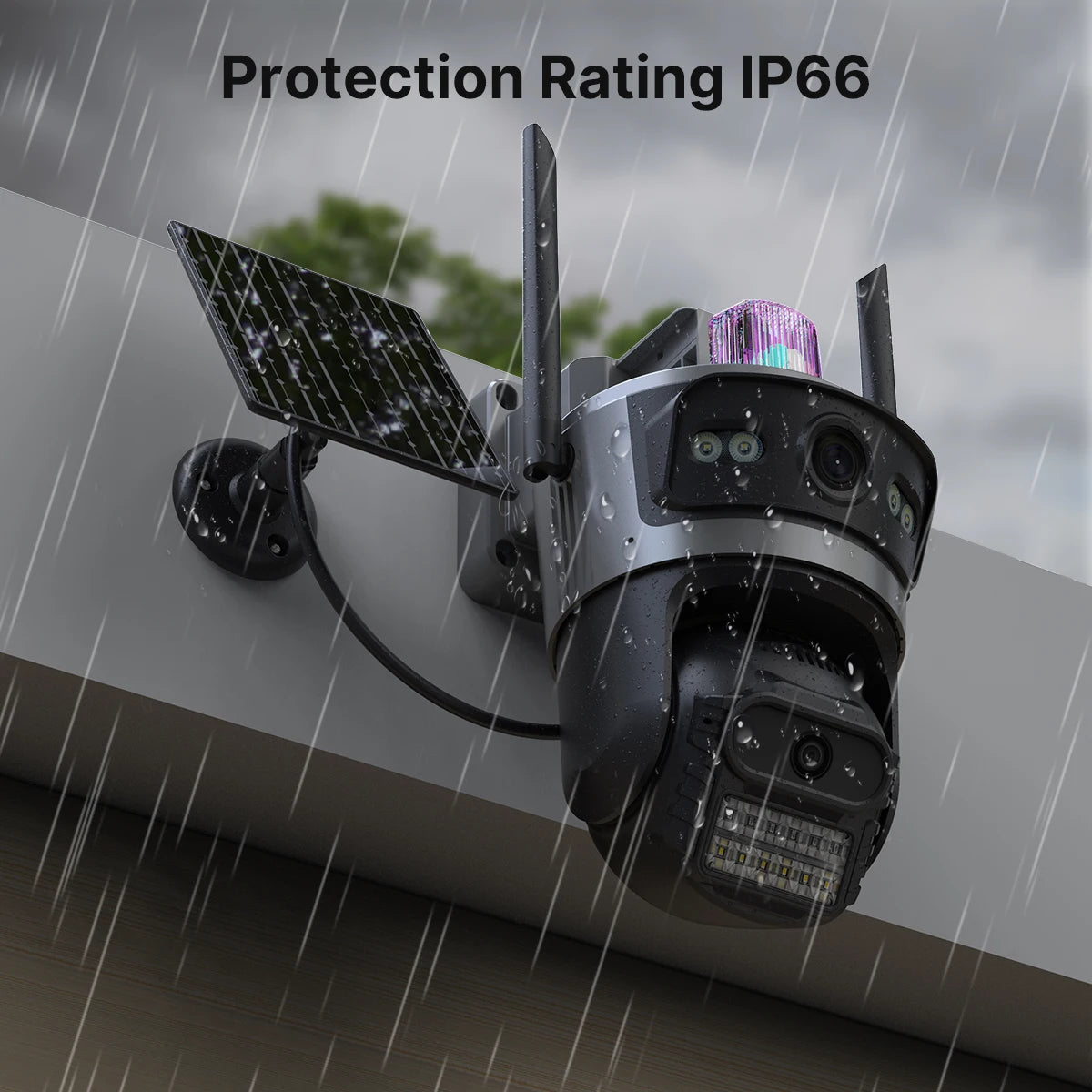 4G Outdoor Solar Security Camera with Auto Tracking and Night Vision