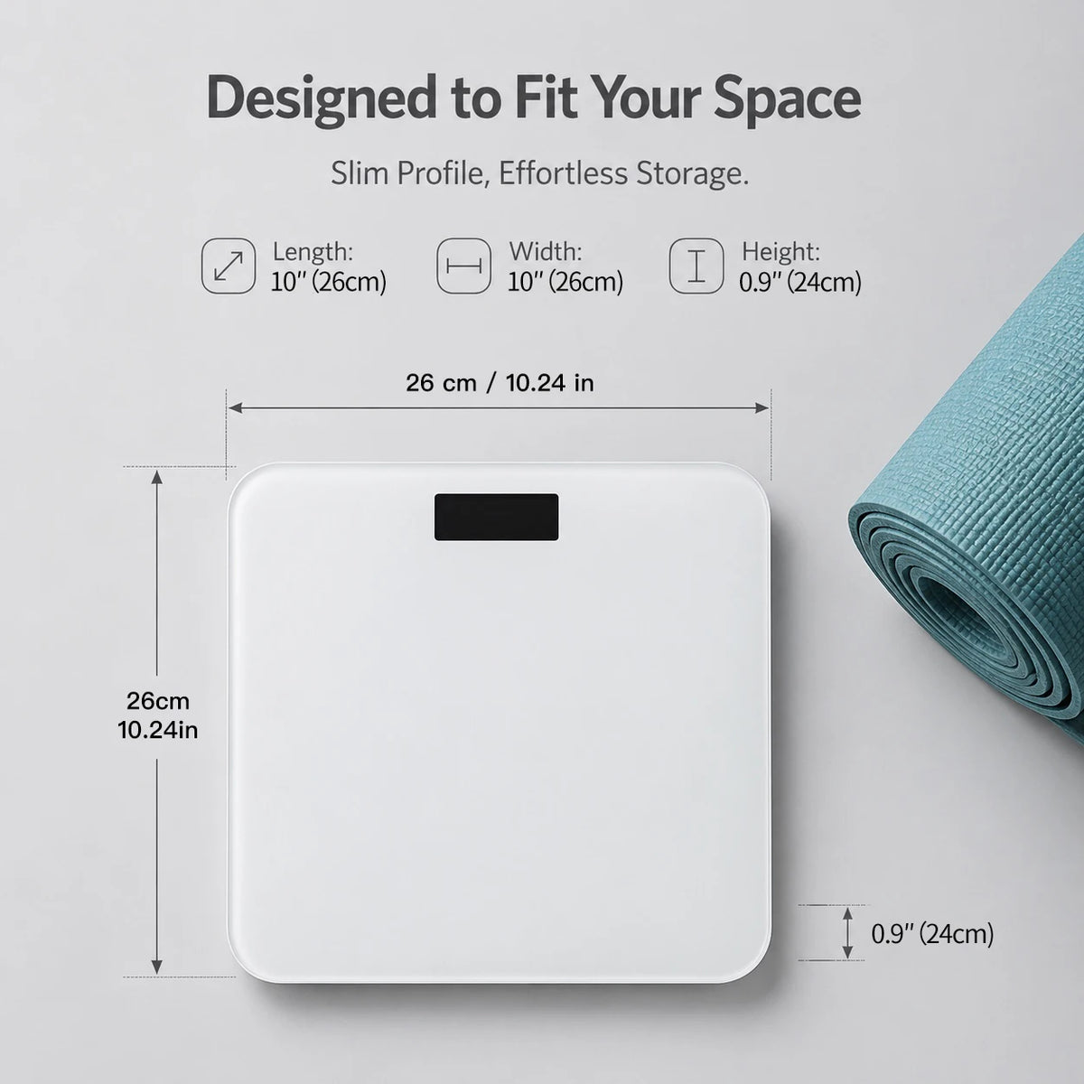 180kg Digital Bathroom Scale