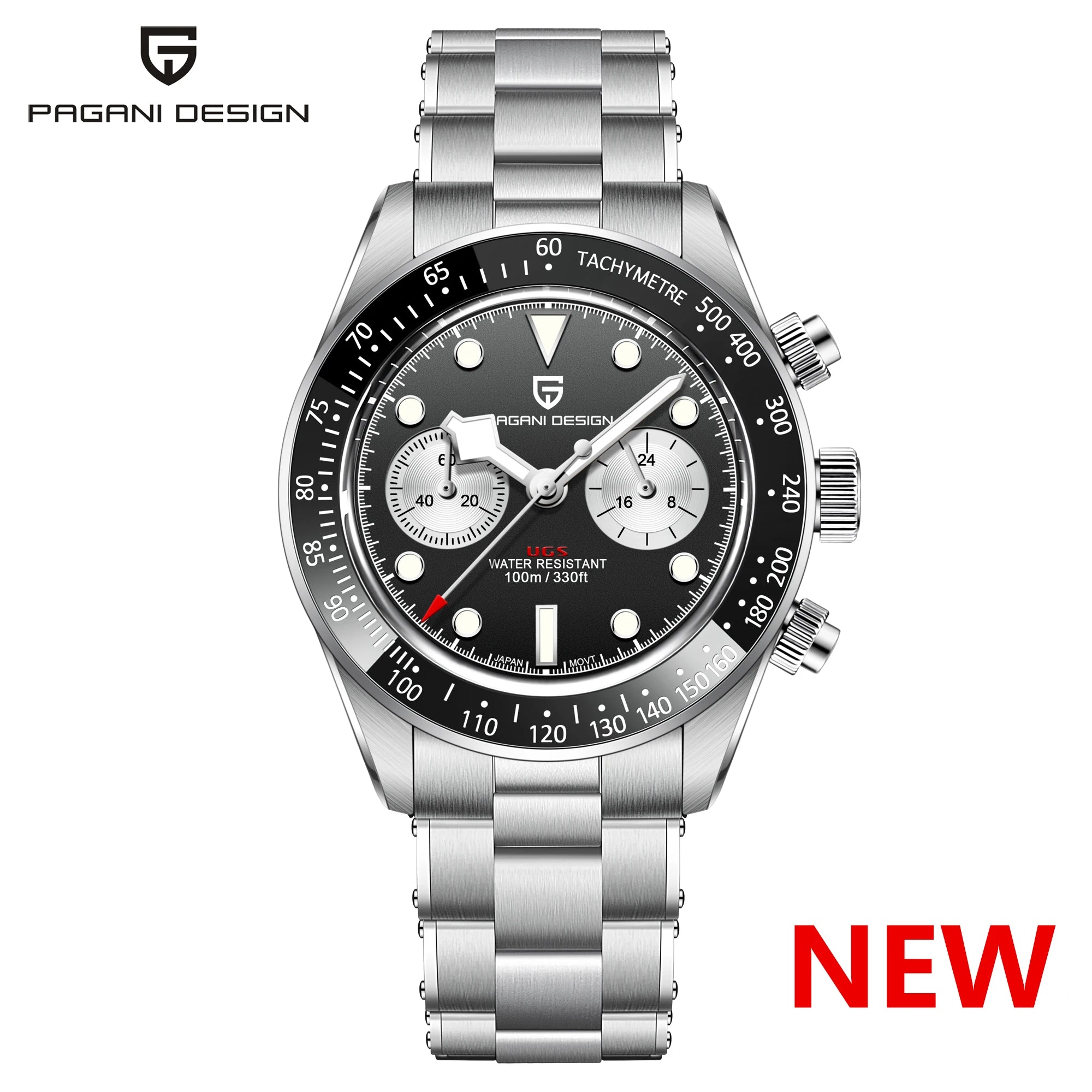 Pagani Design BB Panda Chronograph Men's Watch 100M Waterproof