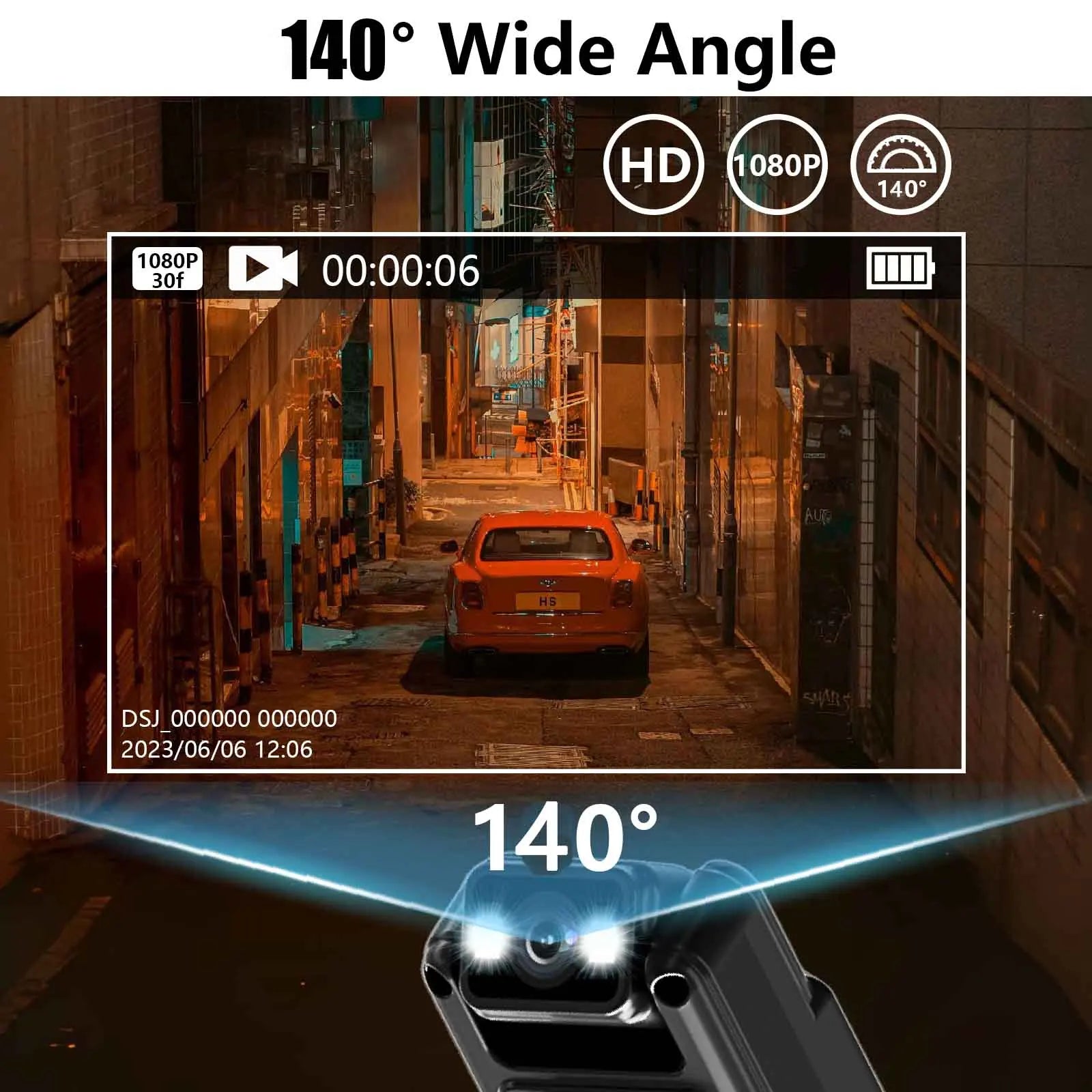 JOZUZE L12 Wifi Mini Camera 1080P Portable Digital Video Recorder Worn Police Small Body Cam Night Vision DV Miniature Camcorde 