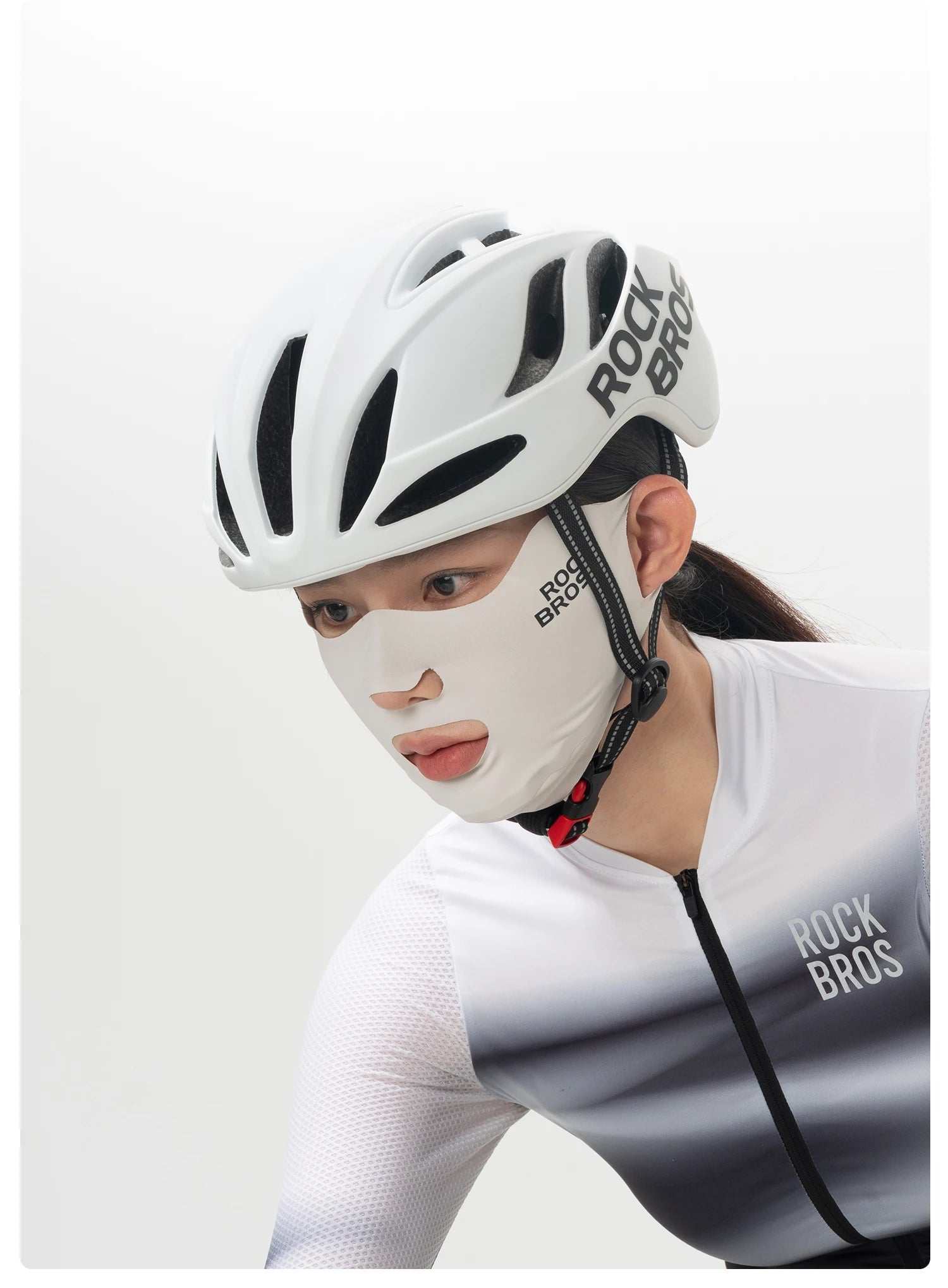 UPF50+ Ice Silk Cycling Face Mask for Sun Protection