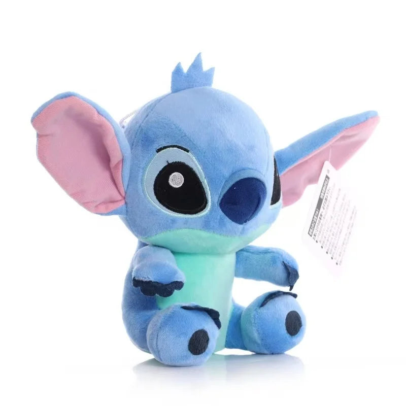18cm Original Plush Stitch Baby Movie Cartoon Model Doll Children Action Figures Stuffed Toys Pendant Gifts 