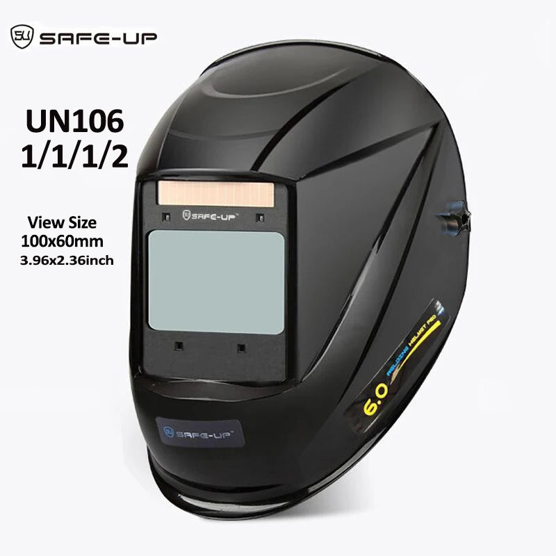 Auto-Darkening Welding Helmet 1/1/1/1 True Color 4 Sensors