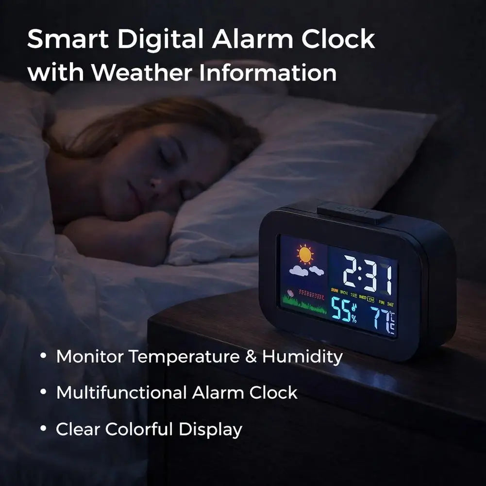 Digital Clock with Temperature and Humidity