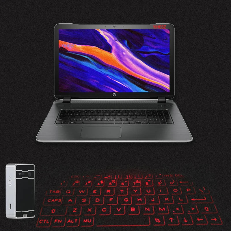 Clavier projection laser virtuel Bluetooth portable
