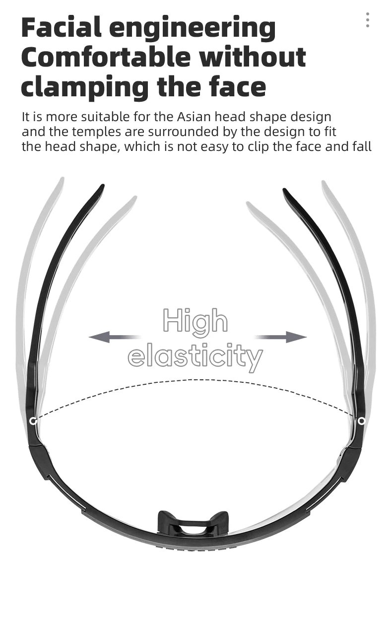 Photochromic Cycling Glasses with Anti-Fog Protection