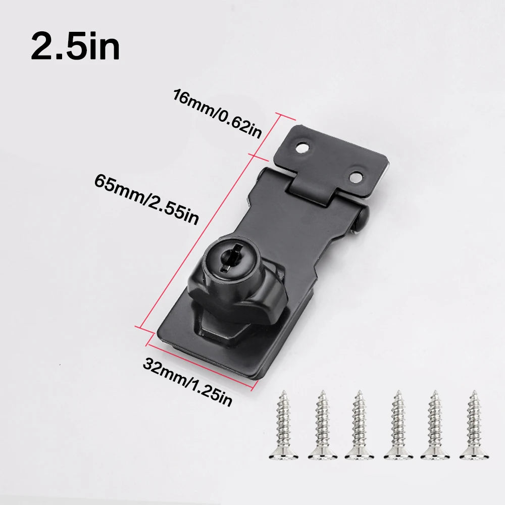 Keyed Hasp Lock for Cabinets and Sheds