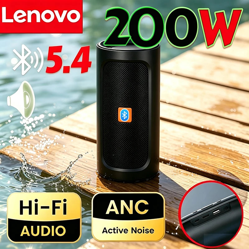 Lenovo draagbare Bluetooth-luidspreker met USB, TF en FM