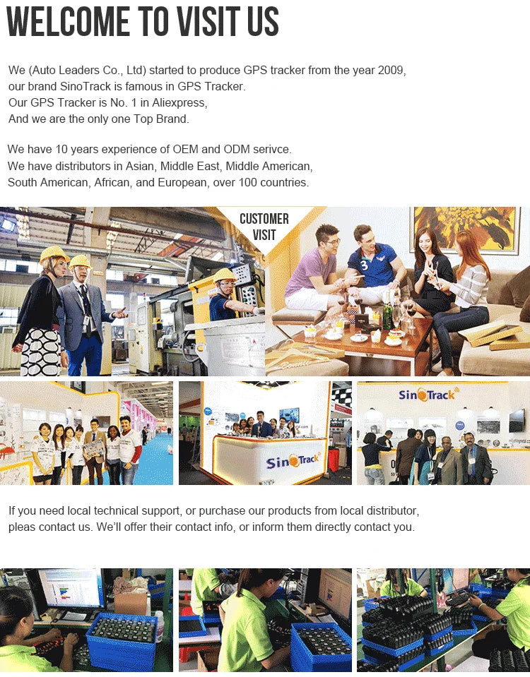 SinoTrack 4G GPS Tracker ST-906L For Car Motorcycle Vehicle Tracking Device With Cut Off Oil Power & Online Tracking Software 