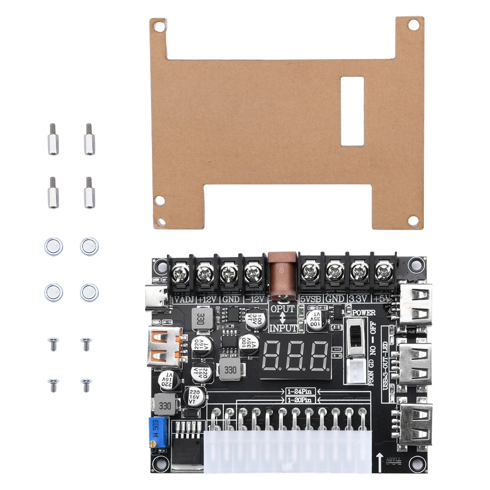 20/24-Pin ATX Power Breakout Board, Case Options