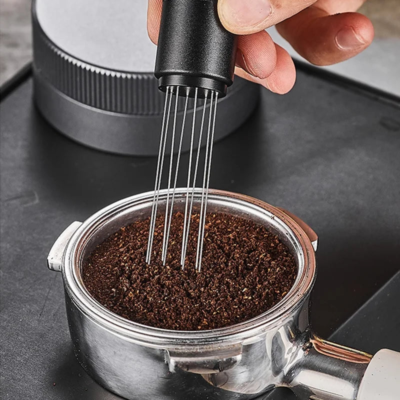 Espresso WDT tűelosztó eszköz állvánnyal