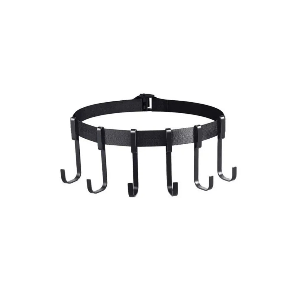 2 m Tree Strap Gear Hanger with Metal Hooks
