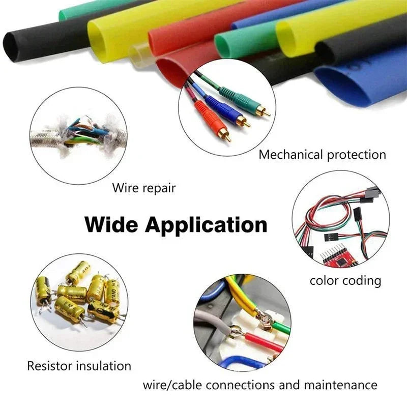 2:1 Heat-Shrink Tubing Assortment for Wire Repairs