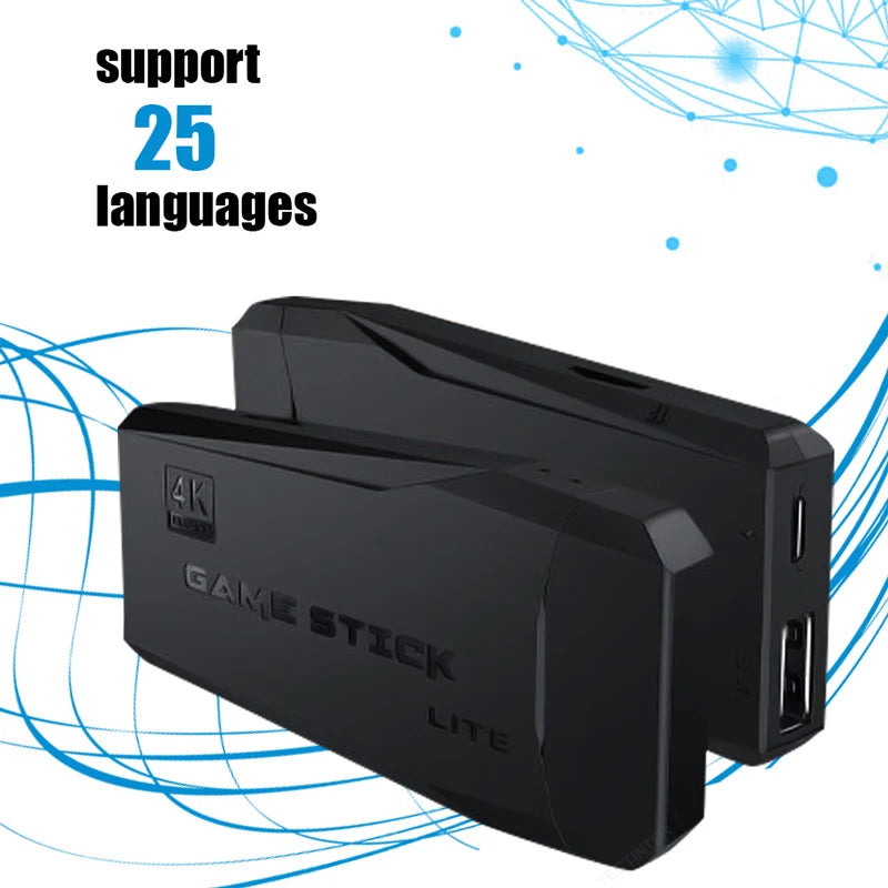 M8 4K Retro Game Console With Wireless Controllers