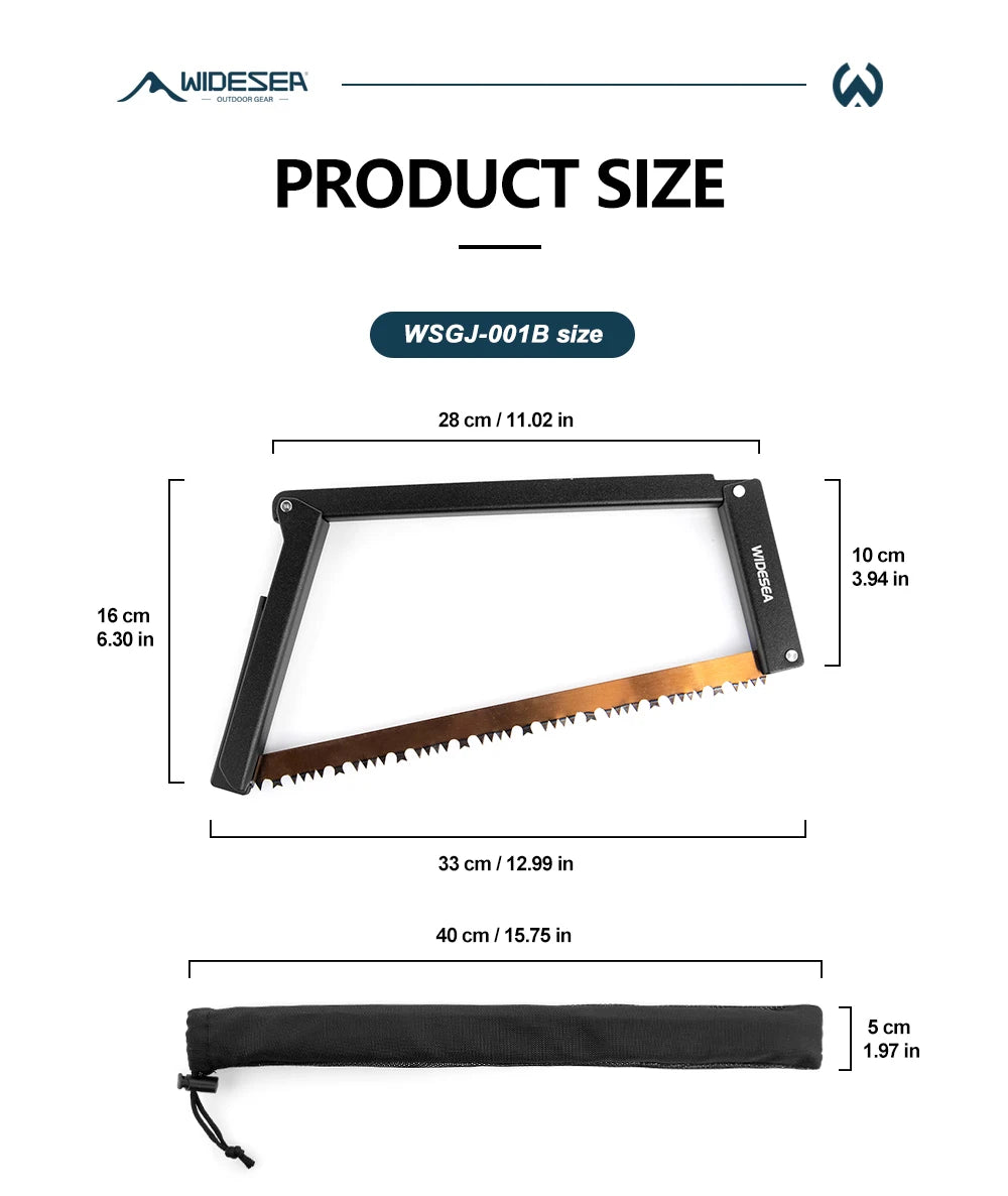 Folding Hand Saw for Camping and Tree Pruning