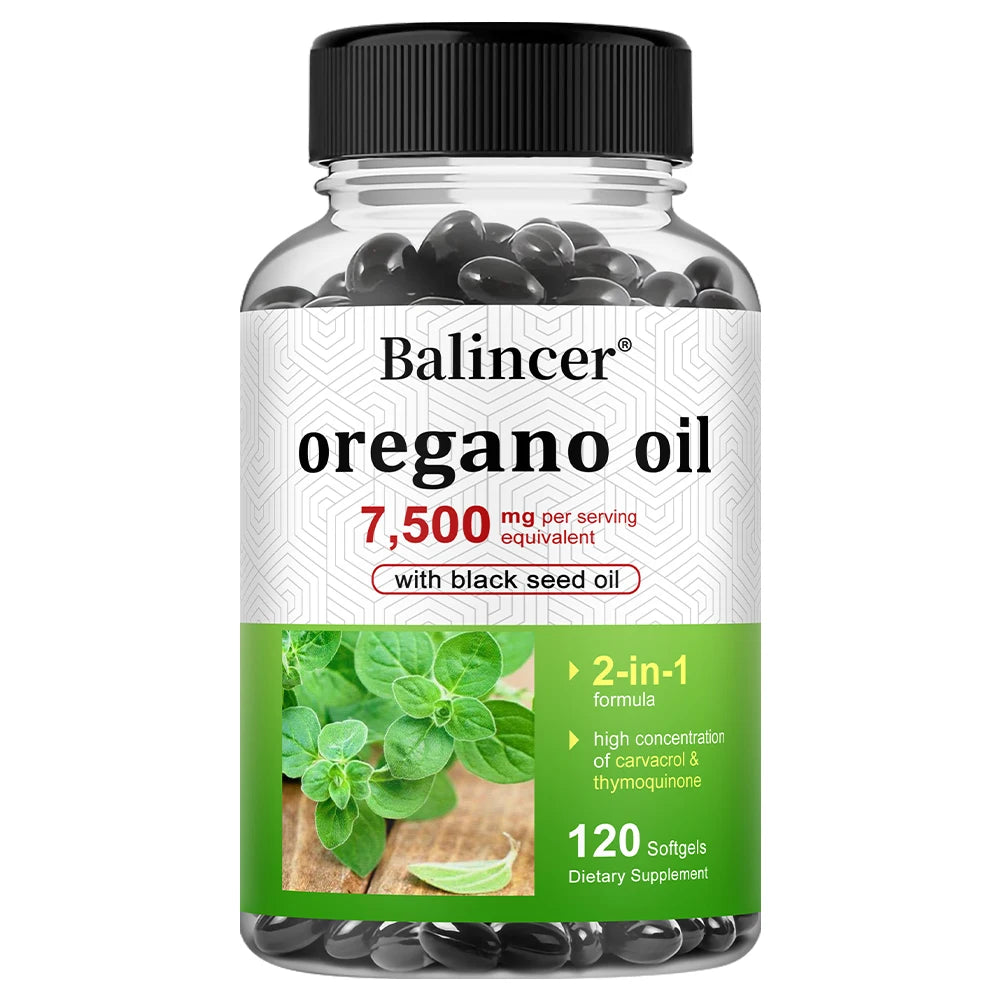 Oregano- ja mustasiemenöljylisäkapselit