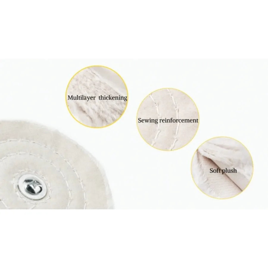 Aluminum Wheel Polishing Kit for Drill Buffing Wheel