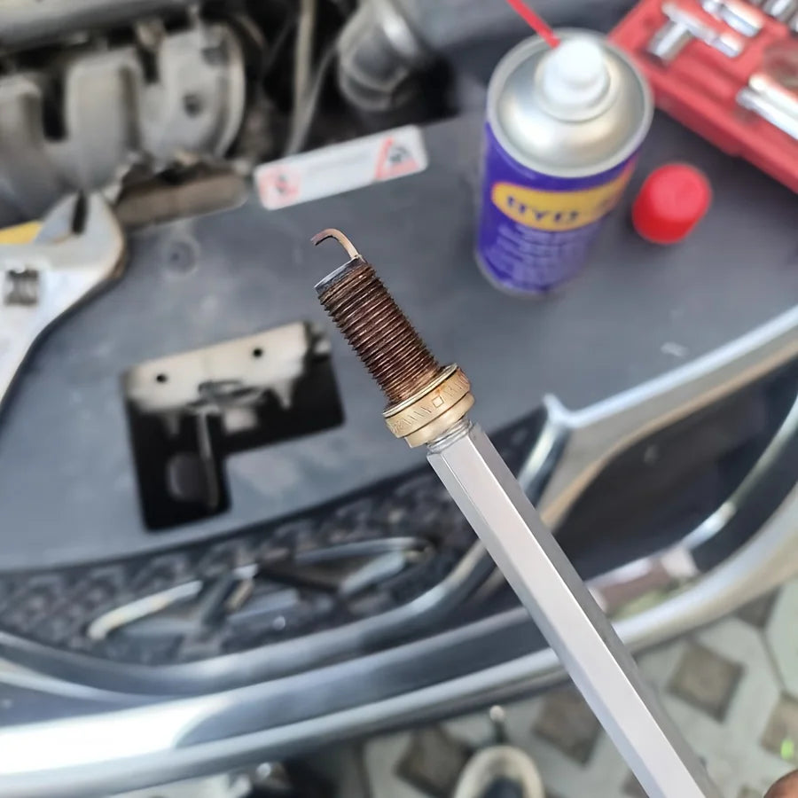 Para quitar bujías rotas, extracción fácil, tornillos rotos, conos invertidos, hexágonos, herramienta de reparación de coches, herramienta de rosca inversa