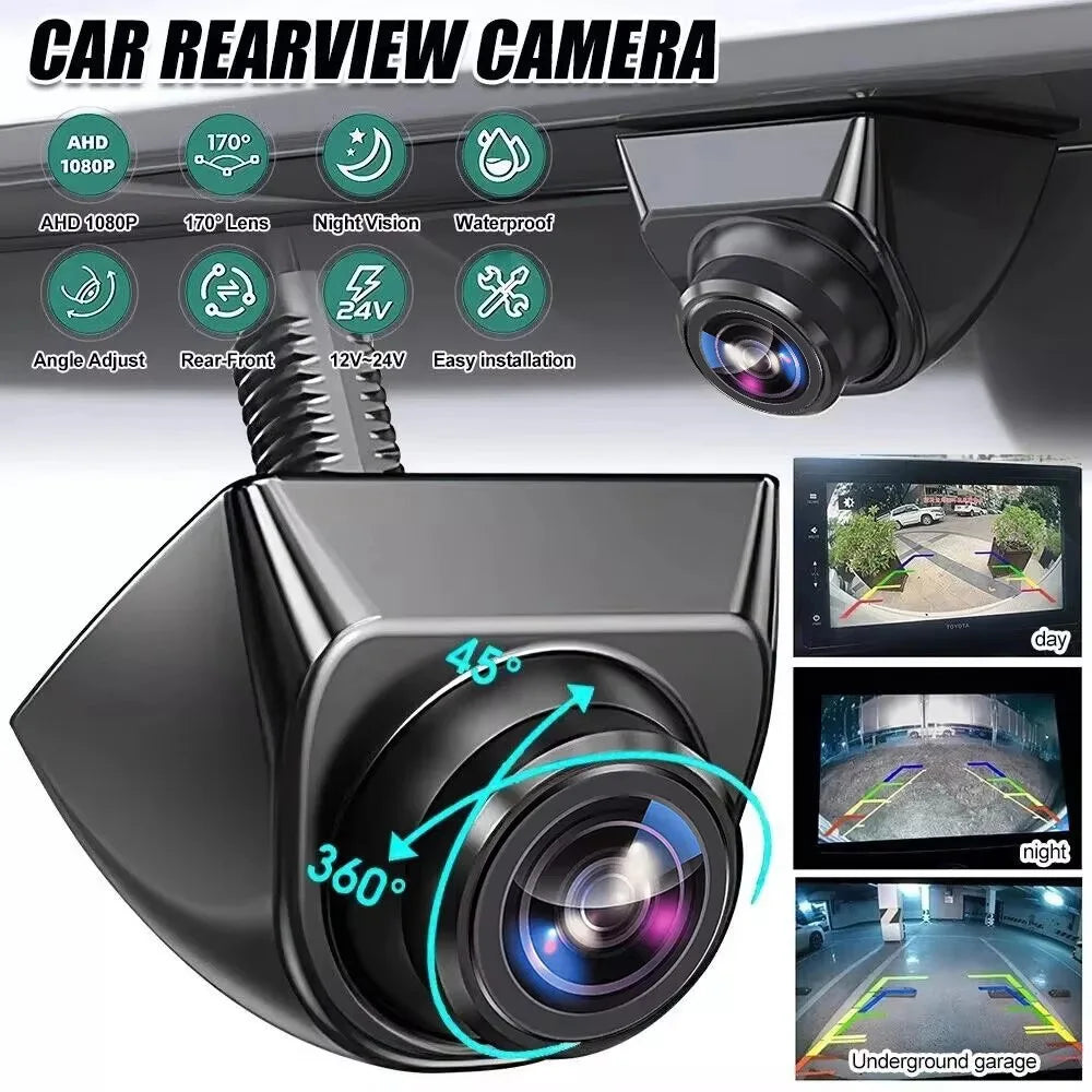 Car Rear View Camera 1080P Wide Angle Night Vision Waterproof