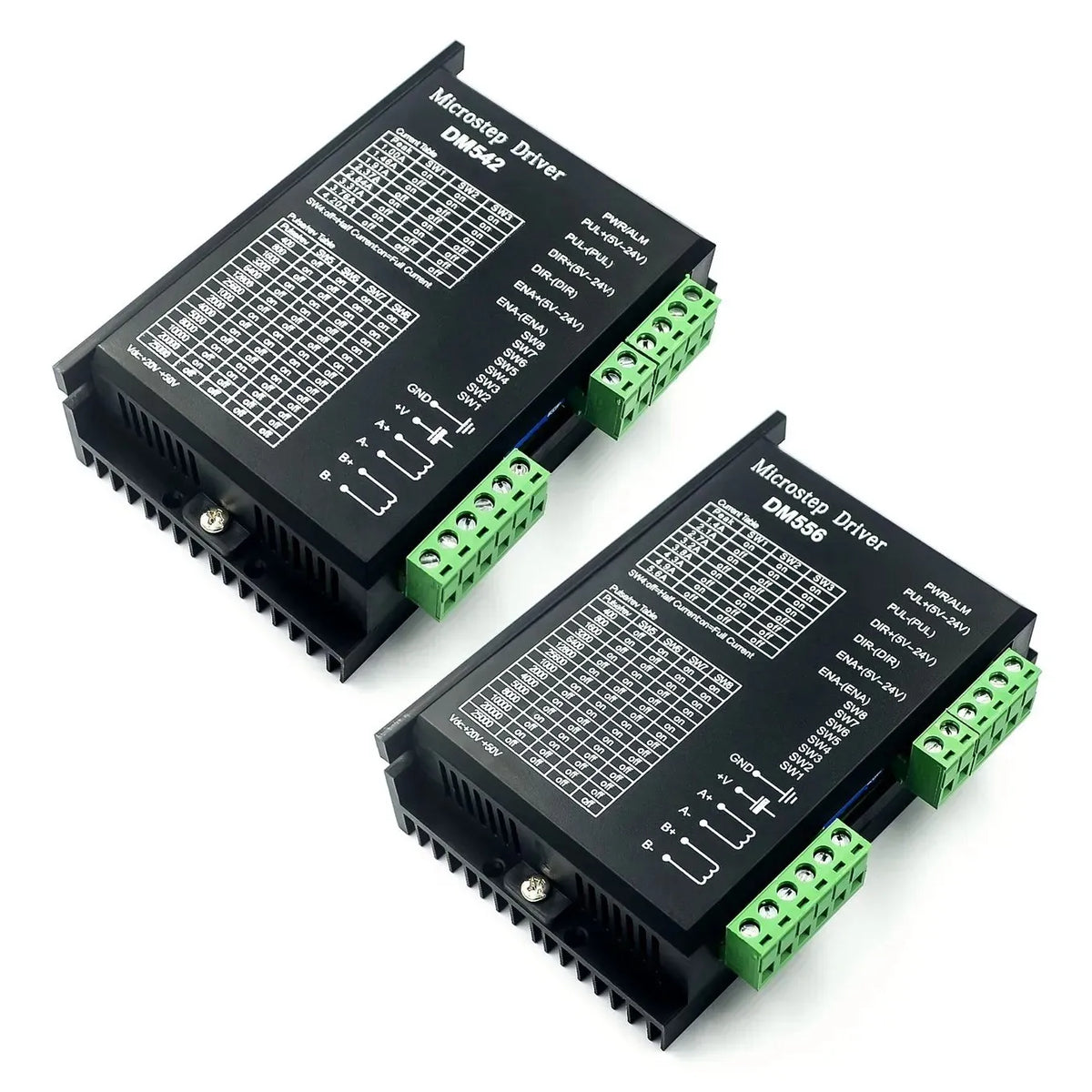 DM556 DM542 2-fase digital steppermotordriver for NEMA 17 23 34-serien steppermotor CNC-maskin 3D-skriver