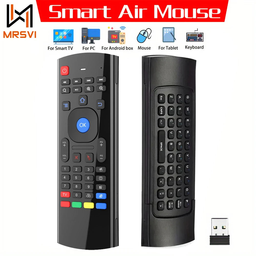 MX3 Air Mouse Remote with Mini Keyboard