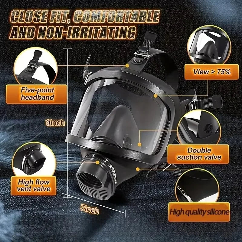 MF14 Full Face Respirator with Activated Carbon Filter