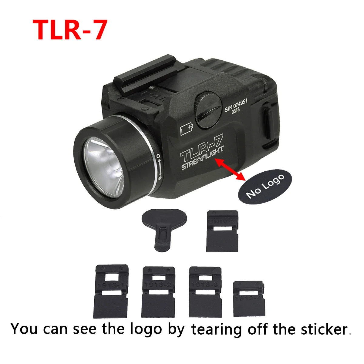 TLR Tactical LED Weapon Light Series TLR-1HL TLR-3 TLR-4 TLR-7 TLR-8