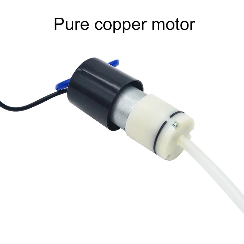 Pompă de aer pentru acvariu USB cu țeavă și piatră de aer, 5 V