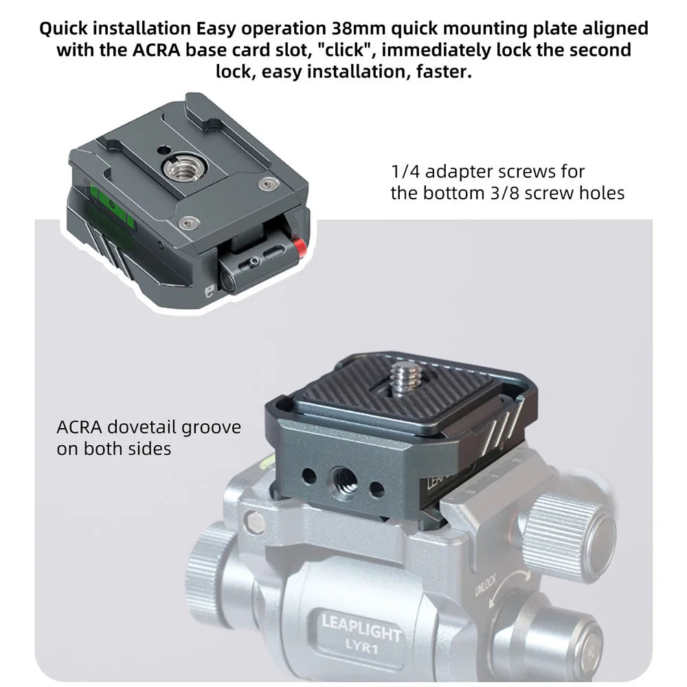 Arca-Style Quick-Release Camera Mount