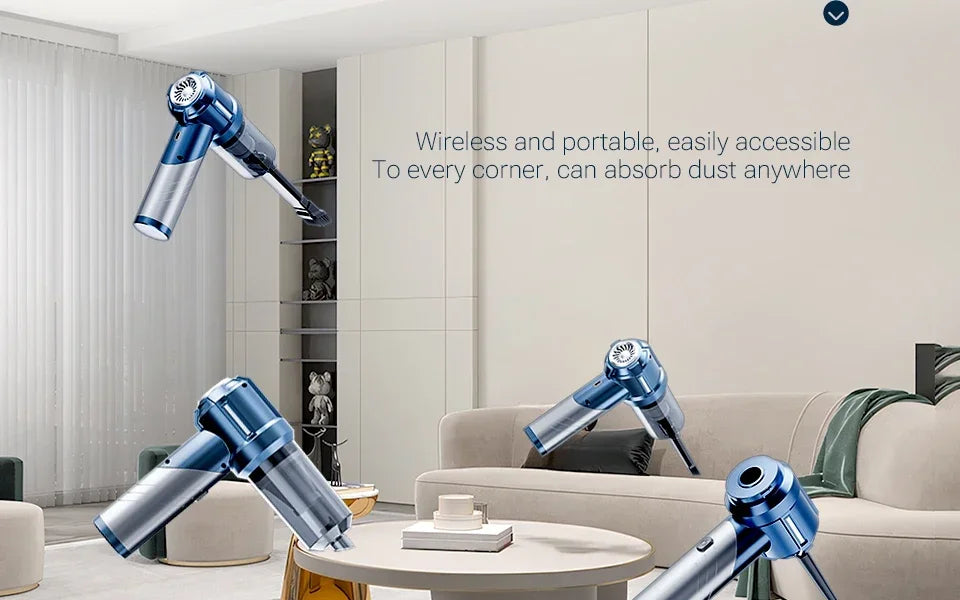 SZUK Car Vacuum Cleaner  Wireless Cleaner Handheld  Mini Vacuum Cleaner Cordless Strong Suction Cleaning Machine Robot Vacuum 