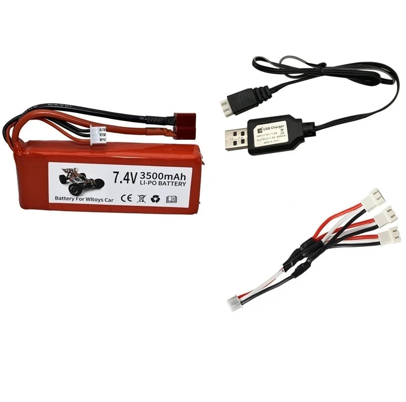 7.4 V RC Battery and Charger Accessories - Options