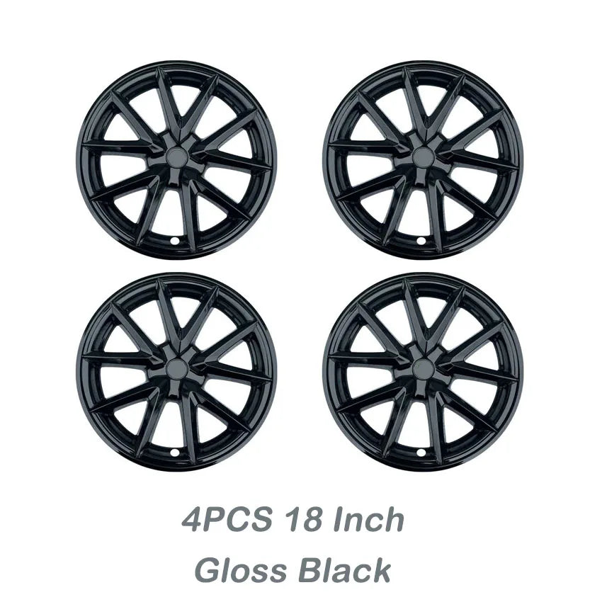 18" Tesla Model 3 Hubcap Set (2017–2023) Full Wheel Covers 4PCS