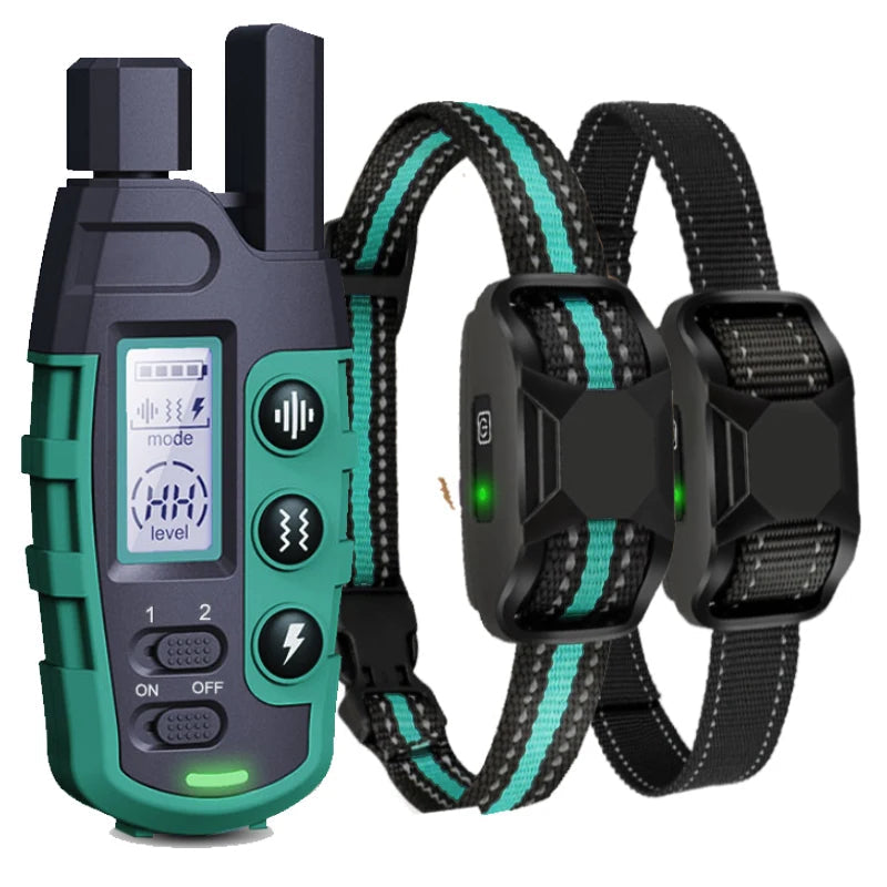 3300Ft Electric Dog Training Collar Remote Control Waterproof Pet BehaviorFor 5-120lbs Puppy With Shock Vibration 