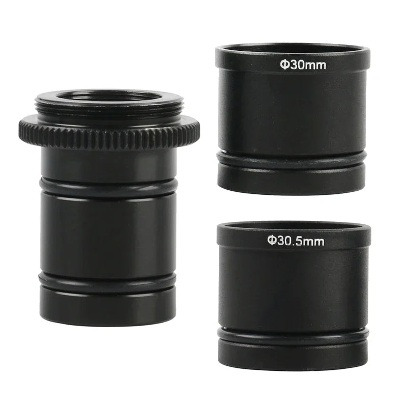 Microscope C-Mount Adapter - Eyepiece Ring Options