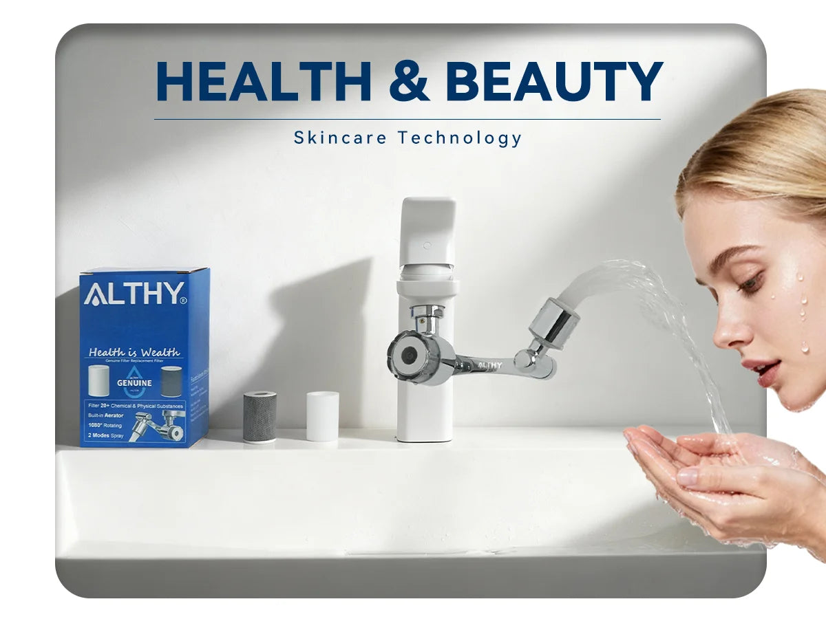 Faucet Aerator Water Filter 1080° Rotating 2 Spray Modes