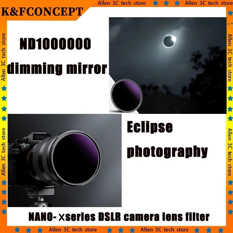 ND1000000 Camera Lens Filter - Thread Options
