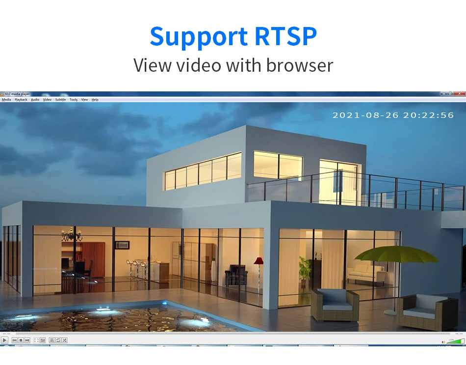 4MP/5MP PoE IP Security Camera with IR Night Vision