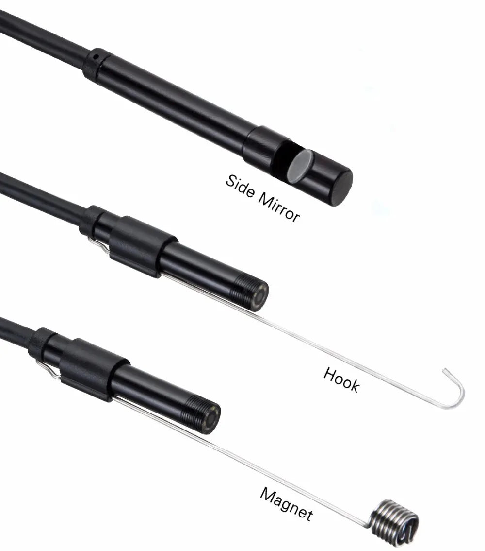 8mm 1080P HD USB Endoscope Camera with 8 LED Flexible Cable