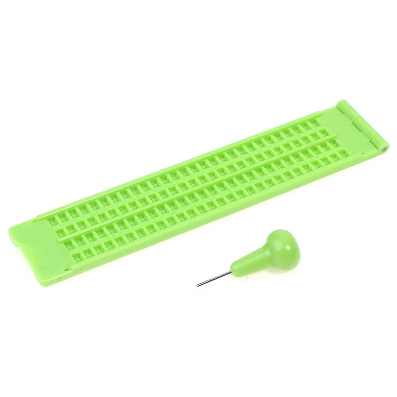 4-Line Braille Slate & Stylus Set